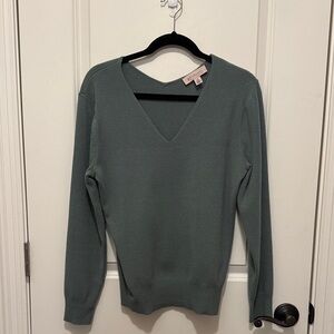 Philosophy Women's V-Neck Sweater in Soft Green